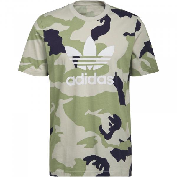 Koszulka męska adidas ORIGINALS CAMO AOP zielona HC7188