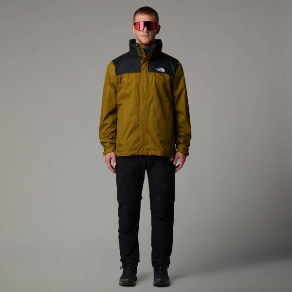 Kurtka wodoodporna męska The North Face EVOLVE II TRICLIMATE brązowa NF00CG555HO