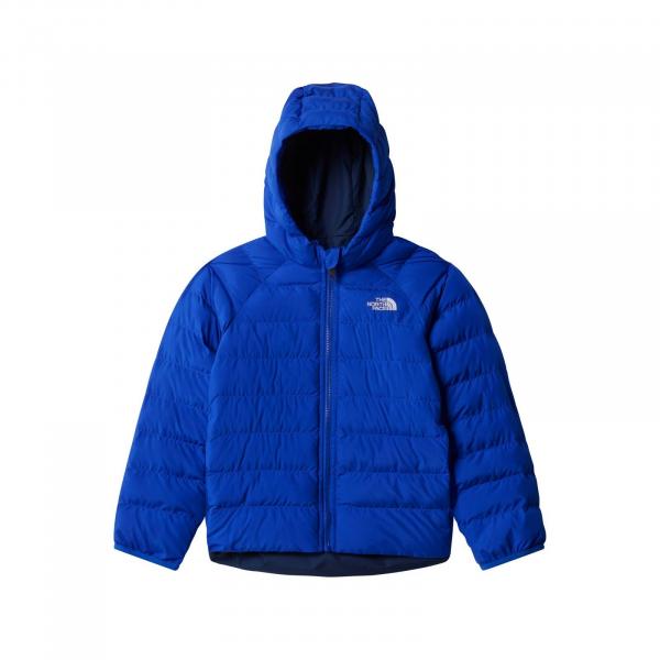 Kurtka z kapturem dziecięca The North Face REVERSIBLE PERRITO niebieska NF0A88VJCZ6