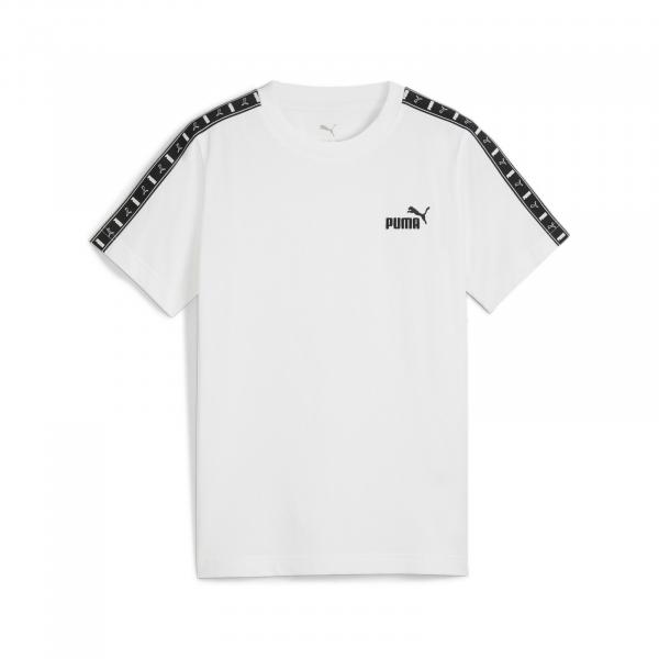 Koszulka chłopięca Puma ESS TAPE biała 68578002