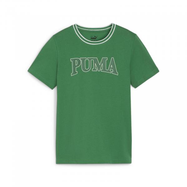 Koszulka chłopięca Puma SQUAD zielona 67925986