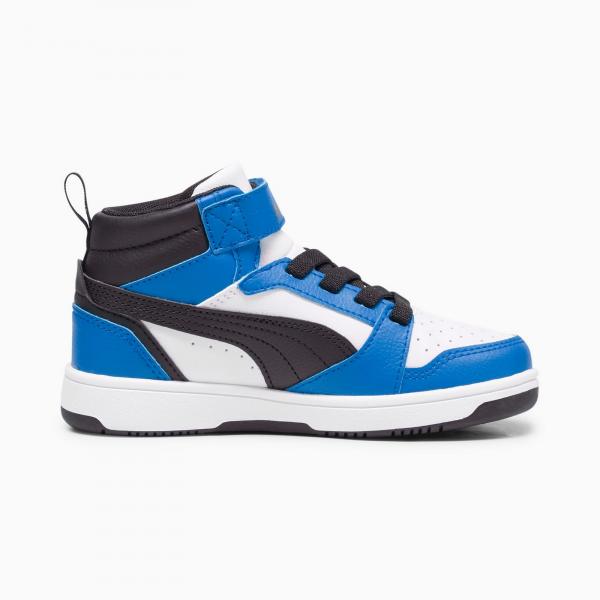 Buty sportowe dziecięce Puma REBOUND V6 MID AC+ PS niebieskie 39383206