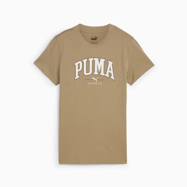Koszulka damska Puma SQUAD GRAPHIC beżowa 68153767