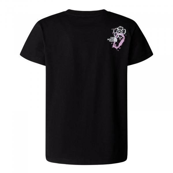 Koszulka dziewczęca The North Face GRAPHIC RELAXED czarna NF0A8AXFJK3