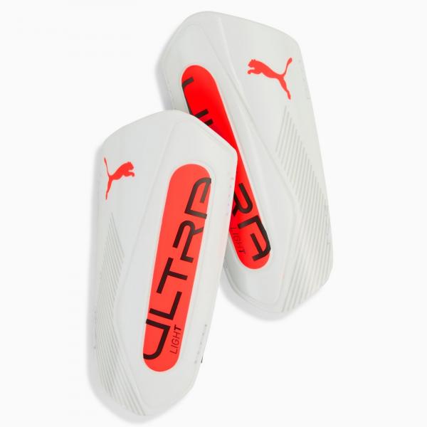 Ochraniacze piłkarskie unisex Puma ULTRA LIGHT STRAP białe 03099201