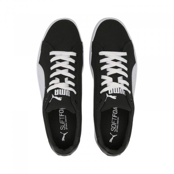 Buty sportowe męskie Puma SMASH VULC CANVAS czarne 37475402