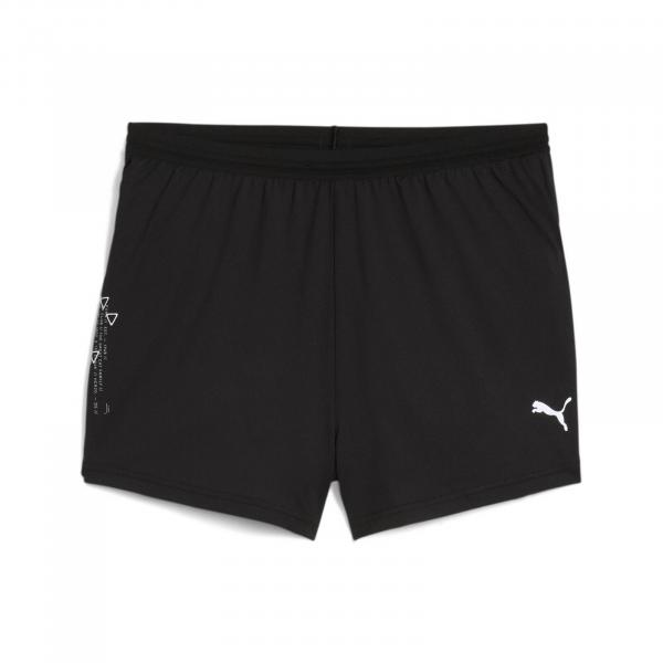 Szorty męskie Puma RUN KNIT 3 SPLIT czarne 52663401