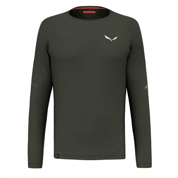 Longsleeve treningowy męski Salewa PEDROC DRY zielony 00-0000028578_5280