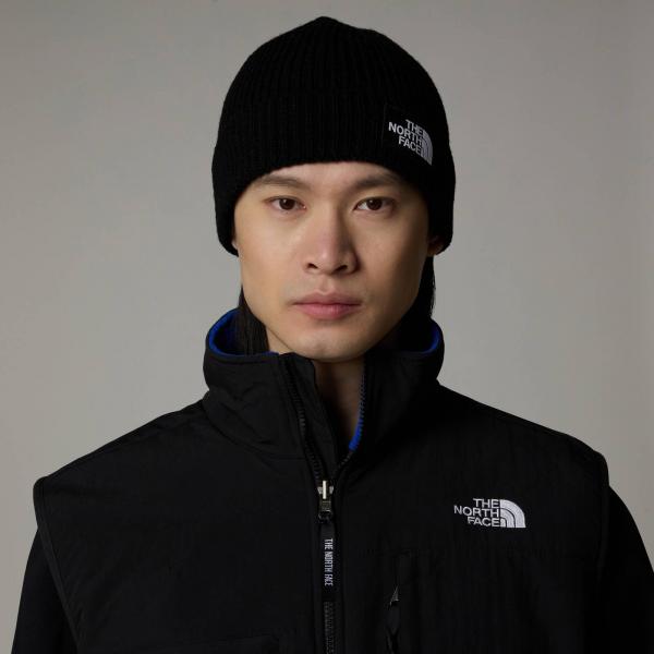 Czapka zimowa unisex The North Face LOGO CUFFED BEANIE czarna NF0A3FJXJK3