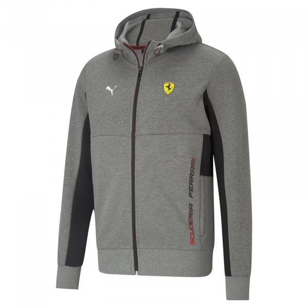 Bluza z kapturem męska Puma MOTORSPORT FERRARI RACE szara 59983803