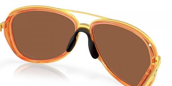 Okulary przeciwsłoneczne unisex Oakley SPLIT TIME pomarańczowe OO4129-28