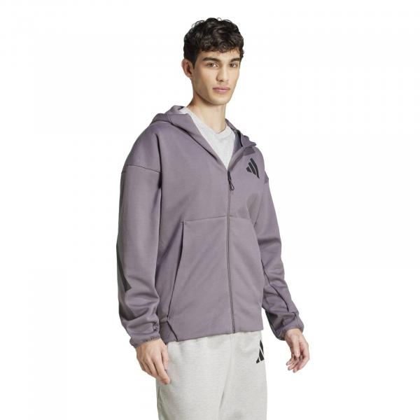 Bluza z kapturem męska adidas Z.N.E. szara JD2911