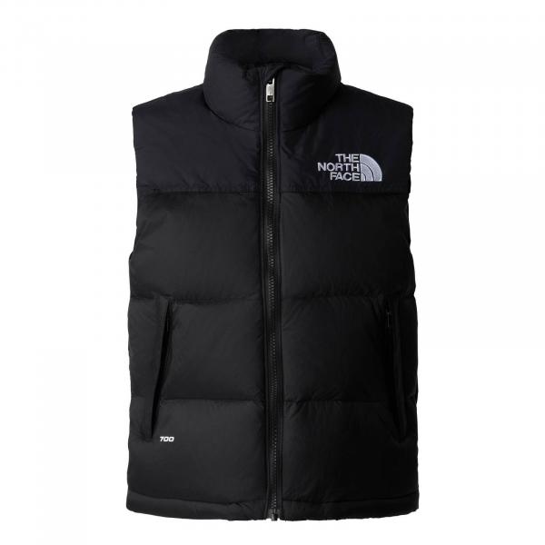 Bezrękawnik puchowy dziecięcy The North Face 1996 RETRO NUPTSE czarny NF0A82WXJK3