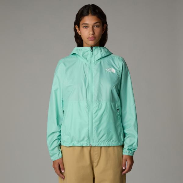 Kurtka z kapturem damska The North Face CYCLONE WND zielona NF0A8B6G6EI