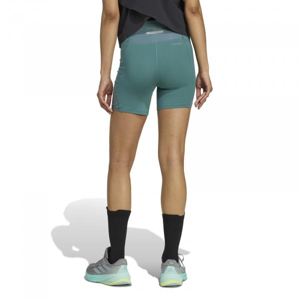 Legginsy do biegania damskie adidas ADI365 turkusowe KA0659