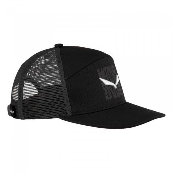 Czapka z daszkiem męska Salewa PURE SALAMANDER LOGO czarna 00-0000028286_0910