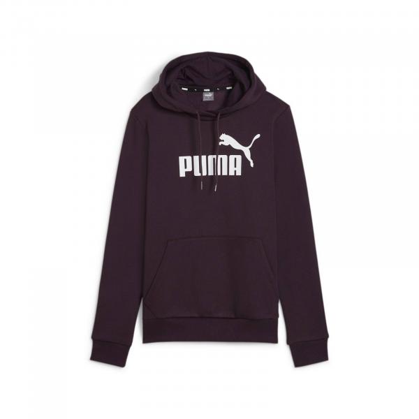 Bluza z kapturem damska Puma ESS LOGO fioletowa 58678946