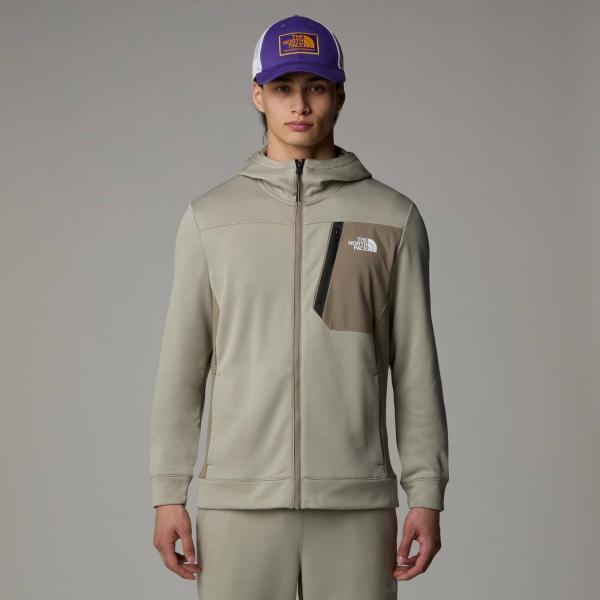 Polar z kapturem męski The North Face MOUNTAIN ATHLETICS beżowy NF0A893Q5II