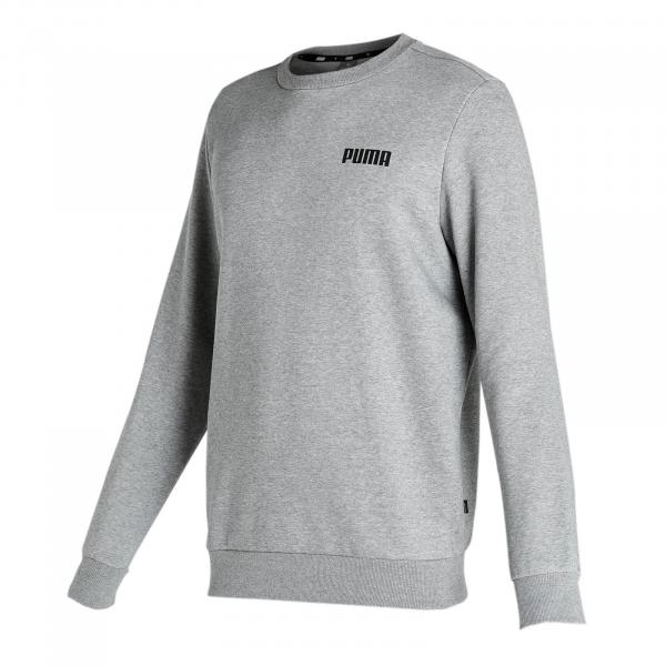 Bluza męska Puma ESS CREW FL szara 84746003