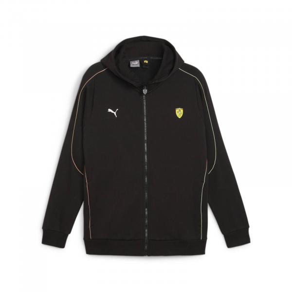 Bluza z kapturem męska Puma FERRARI RACE czarna 62379701