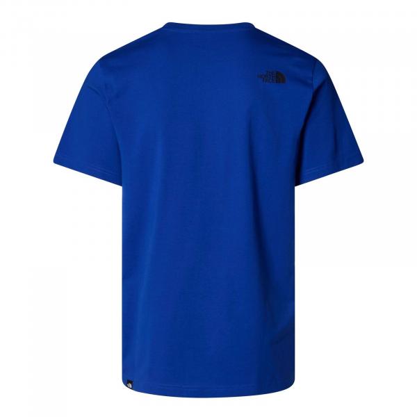 Koszulka męska The North Face S/S EASY niebieska NF0A8A6CEF1