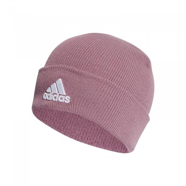 Czapka zimowa unisex adidas LOGO BEANIE różowa II3526