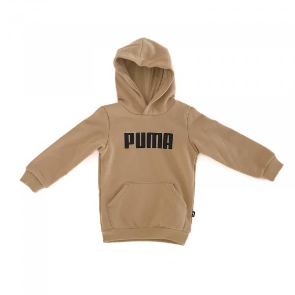 Bluza z kapturem chłopięca Puma ESS beżowa 84759621