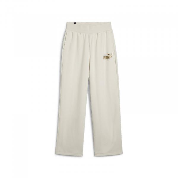 Spodnie dresowe damskie Puma ESS+ CLASS ACT FL beżowe 68169487