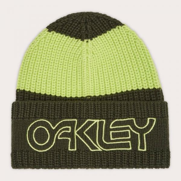 Czapka zimowa unisex Oakley TNP DEEP CUFF BEANIE zielona FOS901285-BAR