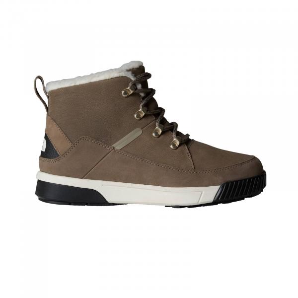 Buty zimowe damskie The North Face SIERRA MID LACE WP brązowe NF0A4T3X8IU