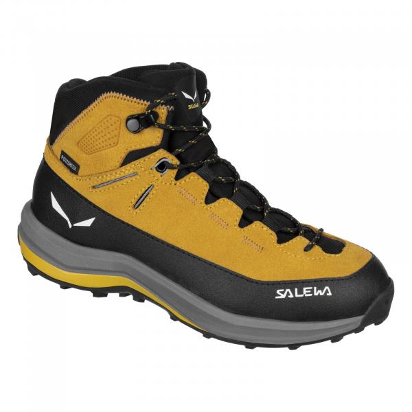 Buty turystyczne dziecięce Salewa MTN TRAINER 2 MID PTX K żółte 00-0000064011_2191