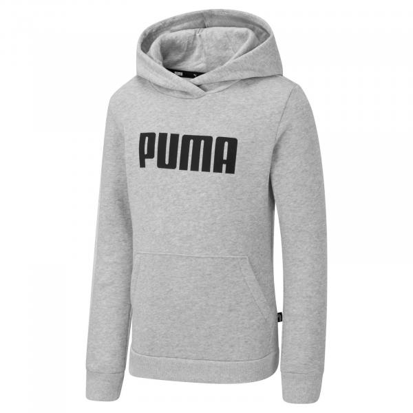 Bluza z kapturem dziewczęca Puma ESS FL szara 84758701