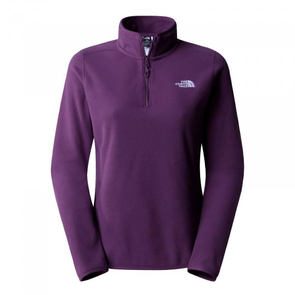 Polar damski The North Face 100 GLACIER 1/4 ZIP fioletowy NF0A855MV6V