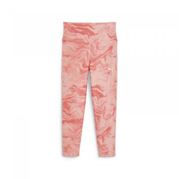 Legginsy dziewczęce Puma MARBLEIZED 7/8 różowe 67645663