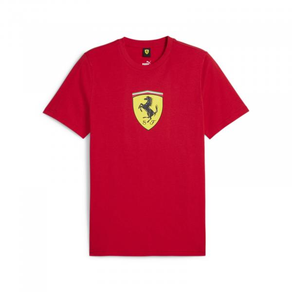 Koszulka męska Puma FERRARI RACE BIG SHIELD czerwona 62380502