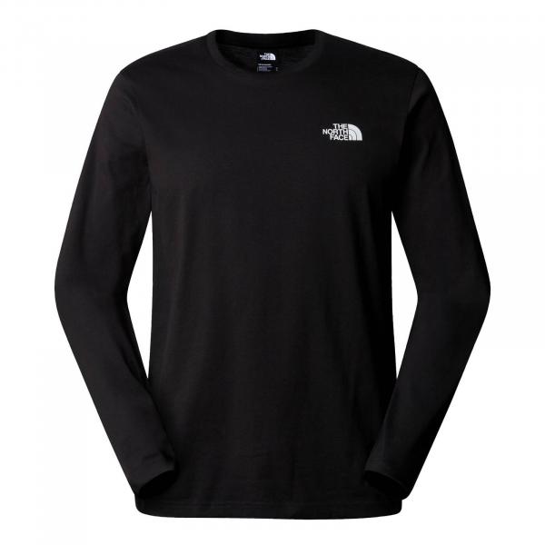 Longsleeve męski The North Face SIMPLE DOME czarny NF0A87QNJK3