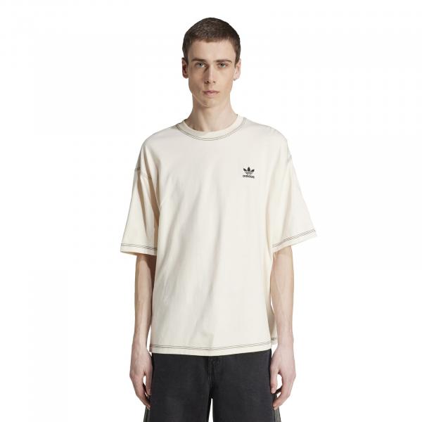 Koszulka męska adidas ESSENTIALS beżowa JW0970