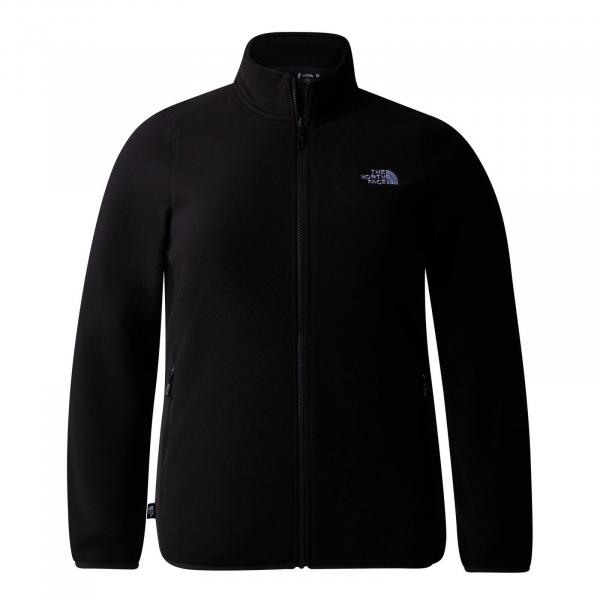 Polar damski The North Face PLUS 100 GLACIER FULL ZIP czarny NF0A856V4H0