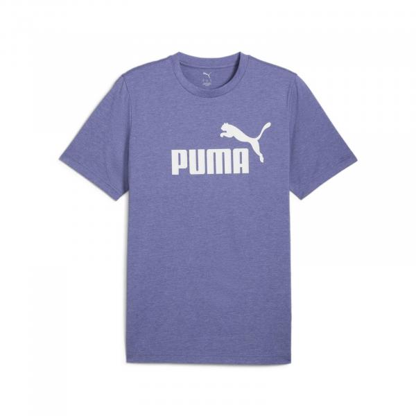 Koszulka męska Puma ESS NO.1 LOGO HEATHER niebieska 68255146
