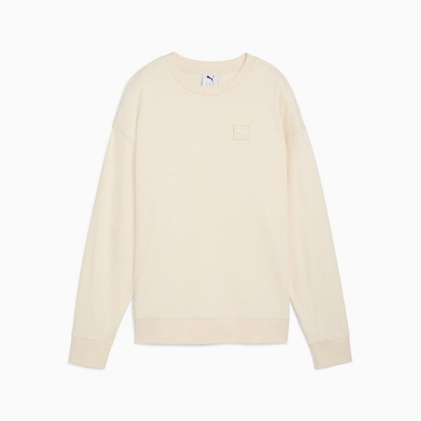 Bluza damska Puma ESS ELEVATED COMFORT CREW FL beżowa 68809999