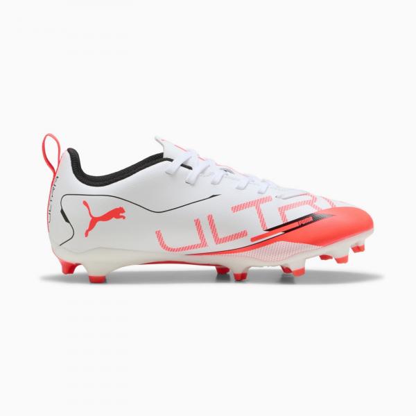 Korki chłopięce Puma ULTRA 5 PLAY FG/AG JR białe 10817001
