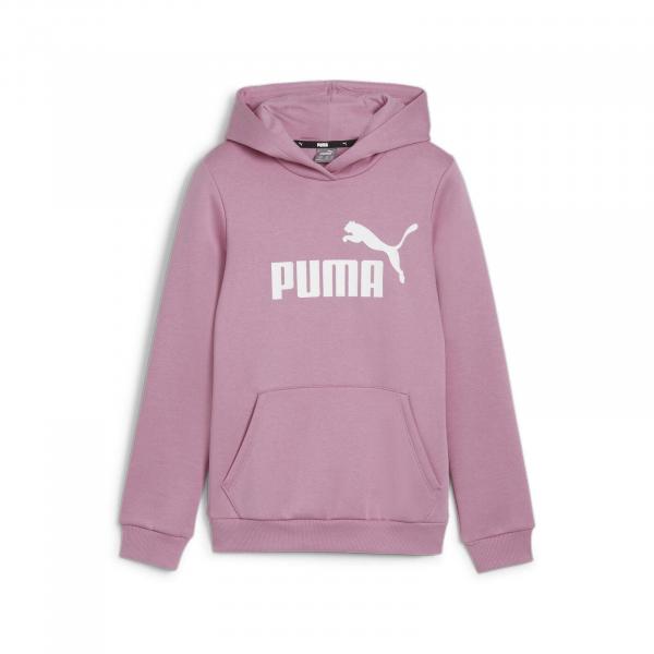 Bluza z kapturem dziewczęca Puma ESS LOGO FL różowa 58703151