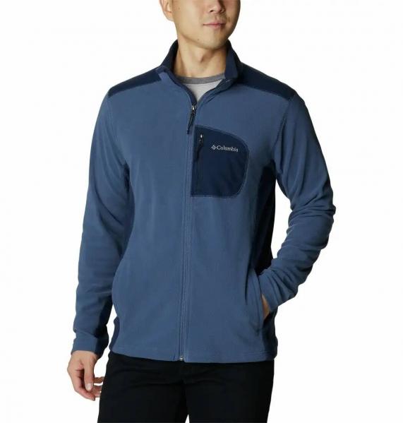 Polar męski Columbia KLAMATH RANGE FULL ZIP niebieski 2013604478