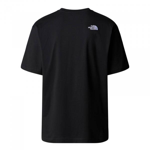 Koszulka męska The North Face S/S ESSENTIAL OVERSIZED czarna NF0A87NRJK3