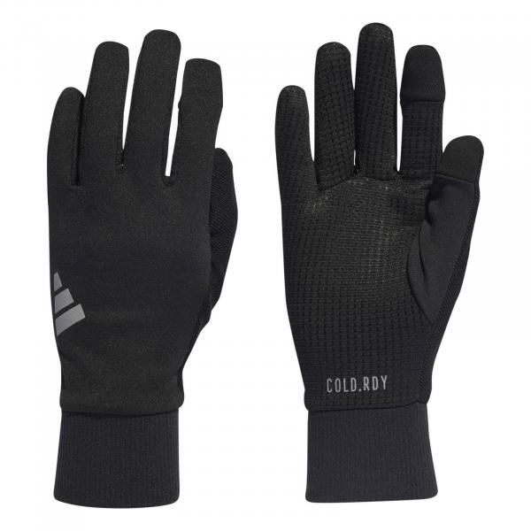 Rękawiczki do biegania unisex adidas RUN GLOVE czarne HY0670