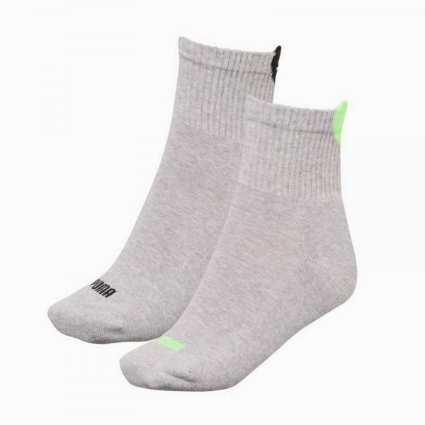 Skarpety damskie Puma HEART LOGO SHORT CREW 2-PACK szare 93855502