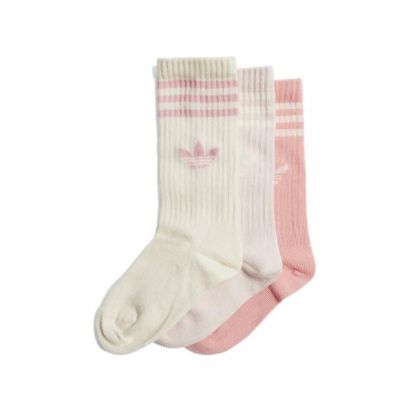 Skarpety dziecięce adidas CREW 3-PACK wielokolorowe JJ1990