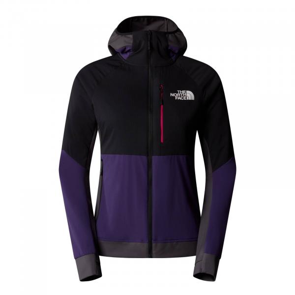 Kurtka z kapturem damska The North Face BINNTAL HYBRID VENTRIX fioletowa NF0A87HP0IF