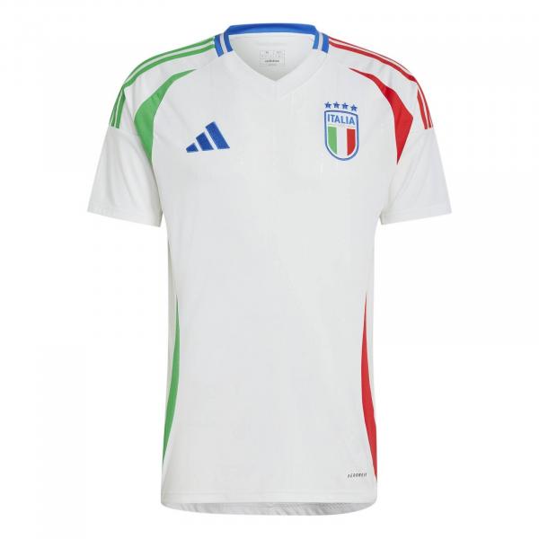 Koszulka piłkarska męska adidas ITALY 24 AWAY biała IN0656