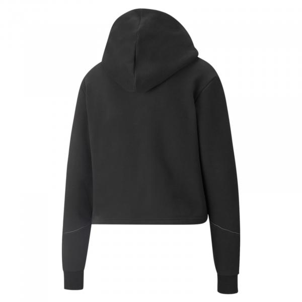 Bluza z kapturem damska Puma Cyber Cropped czarna 84818001